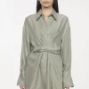 Women Rodebjer Almond Peach Twill Shirt