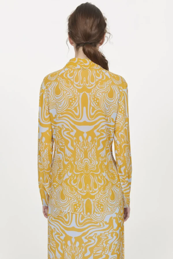 carmen_chiffon_shirt_rode_3.webp Women Rodebjer Carmen Chiffon Shirt