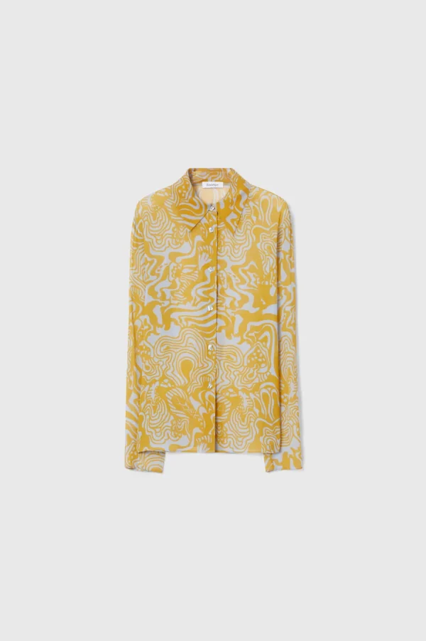 carmen_chiffon_shirt_rode_4.webp Women Rodebjer Carmen Chiffon Shirt