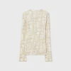 Women Rodebjer Columbina Sketchbook Jersey Top