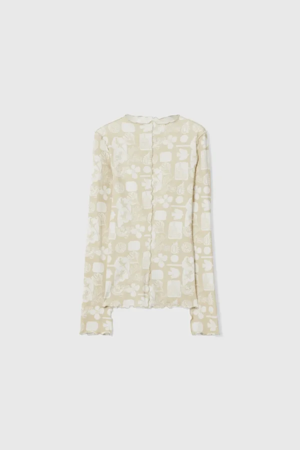 Women Rodebjer Columbina Sketchbook Jersey Top