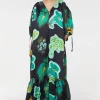 Women Rodebjer Dakota Leaf Hammered Dress