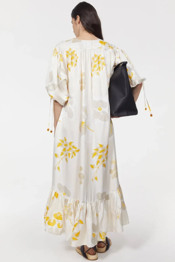 dakota_leaf_hammered_dres_3-1.webp Women Rodebjer Dakota Leaf Hammered Dress