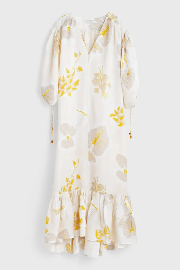 dakota_leaf_hammered_dres_4-1.webp Women Rodebjer Dakota Leaf Hammered Dress