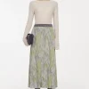 Women Rodebjer Flora Jaquard Knitted Skirt