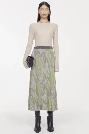 Women Rodebjer Flora Jaquard Knitted Skirt