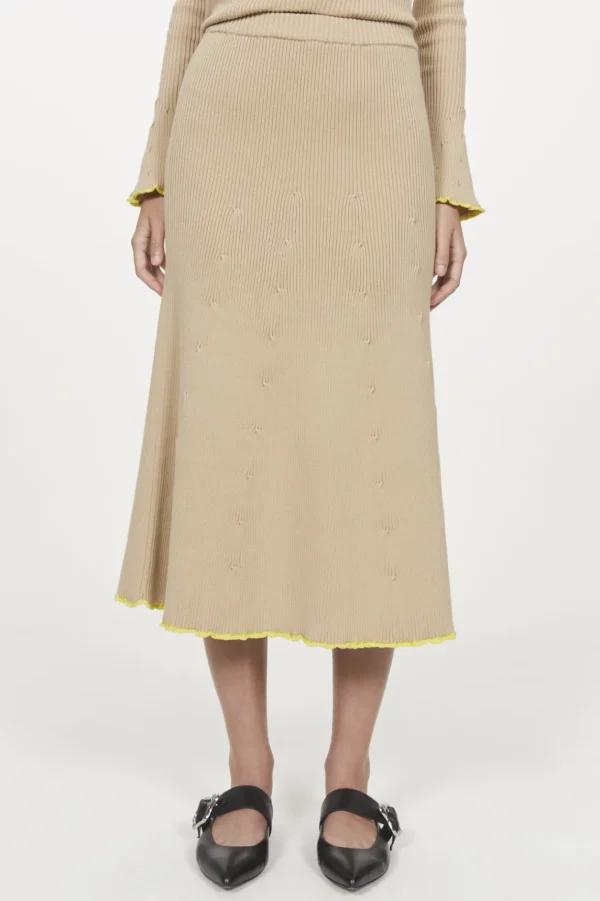 Women Rodebjer Fly Rib Knitted Skirt