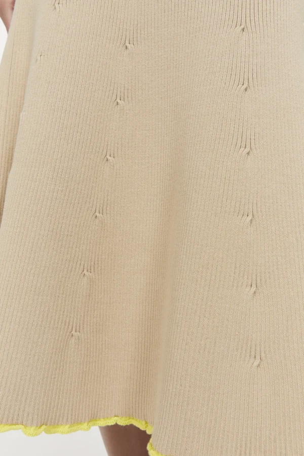 Women Rodebjer Fly Rib Knitted Skirt