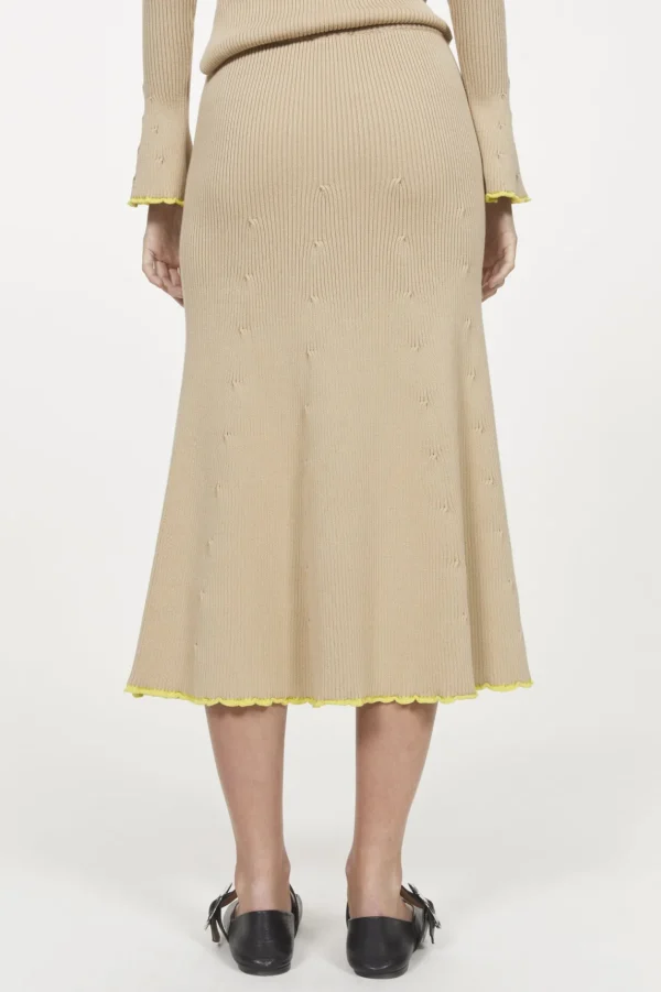 Women Rodebjer Fly Rib Knitted Skirt