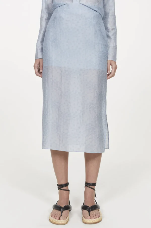 graziela_floral_skirt_rod_1.webp Women Rodebjer Graziela Floral Skirt