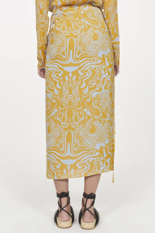 lunata_chiffon_skirt_rode_3.webp Women Rodebjer Lunata Chiffon Skirt
