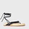 Women Rodebjer Santorino Straw Sandals
