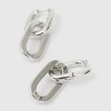 Women Rodebjer Sphere Plain Metallic Silver Earring