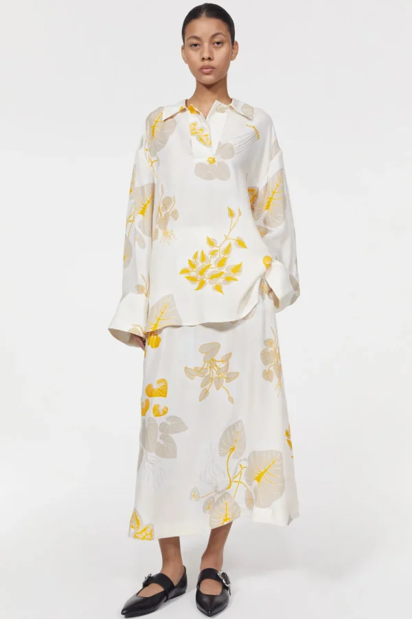 sunshine_leaf_shirt_rodeb_0-1.webp Women Rodebjer Sunshine Leaf Shirt
