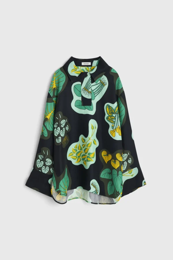 sunshine_leaf_shirt_rodeb_5.webp Women Rodebjer Sunshine Leaf Shirt