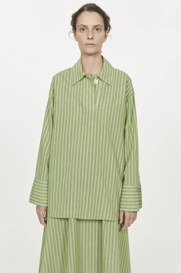 sunshine_stripe_shirt_rod_1.webp Women Rodebjer Sunshine Stripe Shirt